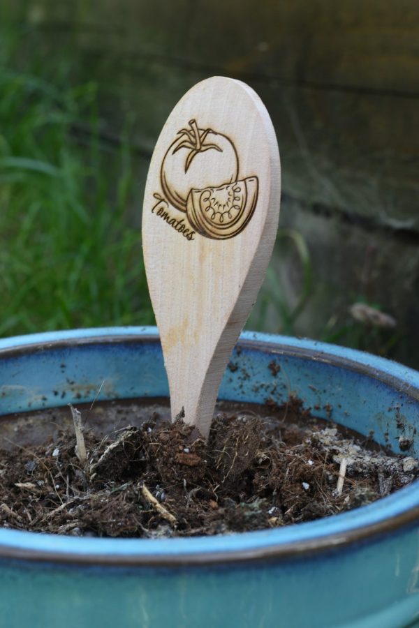 Tomato Wooden Vegetable Garden Marker