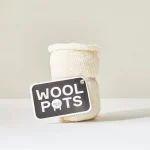 Pack of 10  - Biodegradable Plant Pots - Wool Pots